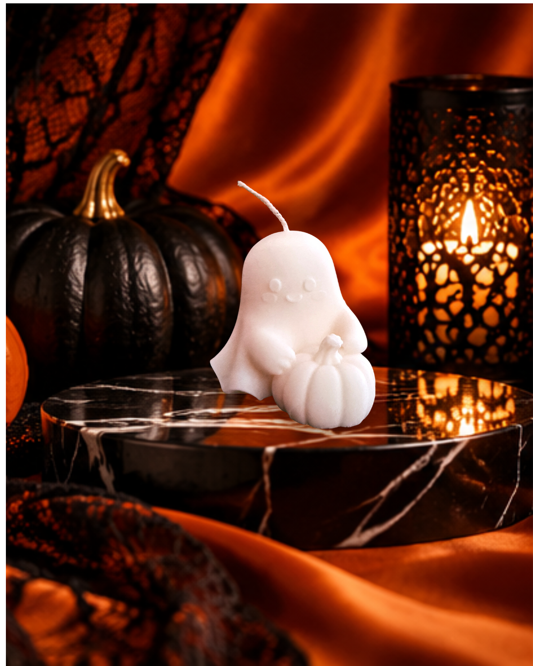 Boo & Bloom Pumpkin Ghost